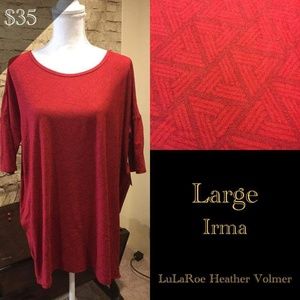 NWT LuLaRoe Irma Shirt Large - LOWEST I CAN GO!